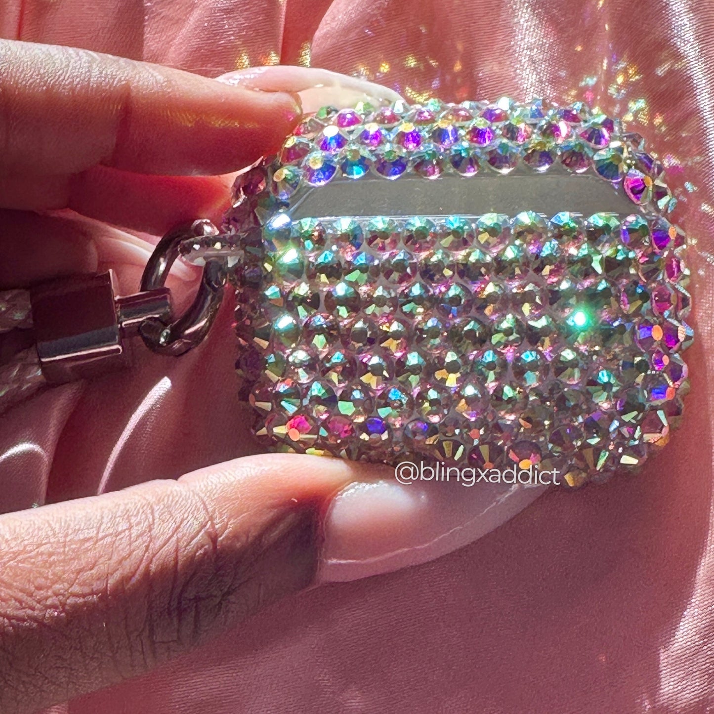 Crystal Rhinestone AirPods Case: Bedazzled Bling Cover