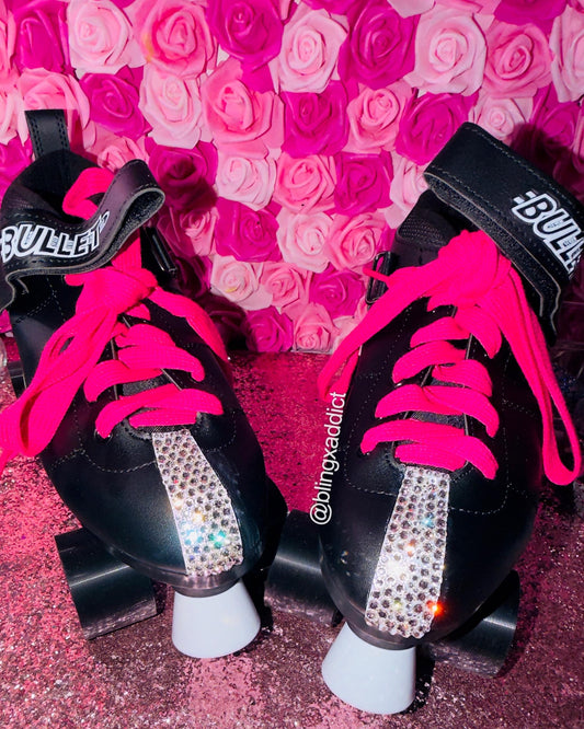Roll. Bling. Bounce.| Indoor & Outdoor Custom Crystal Rhinestone Skates | Glass or Swarovski.