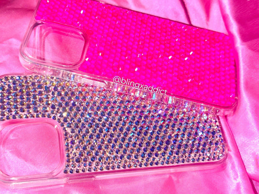 Custom Crystal Bling Phone Case | Bedazzled Case for iPhone, Samsung Galaxy & Google Pixel - Bling Addict