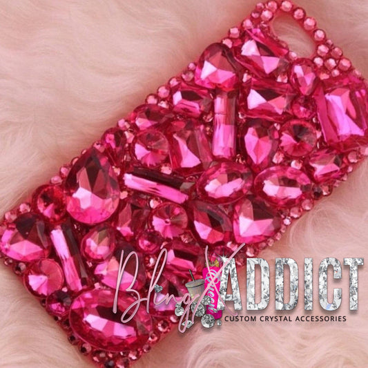 Diamonds Are Forever | Custom 3D Crystal Bling Phone Case with Rhinestone Gems - Bling Addict