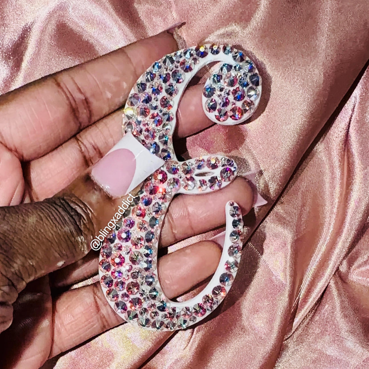 Swarovski Crystal Initial Bogg Bag Charm | Handmade Bling Accessory - Bling Addict