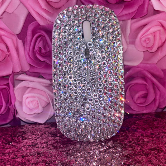 Custom Swarovski® Crystal Wireless Mouse | Color Changing RGB Mouse for Mac & Windows - Bling Addict