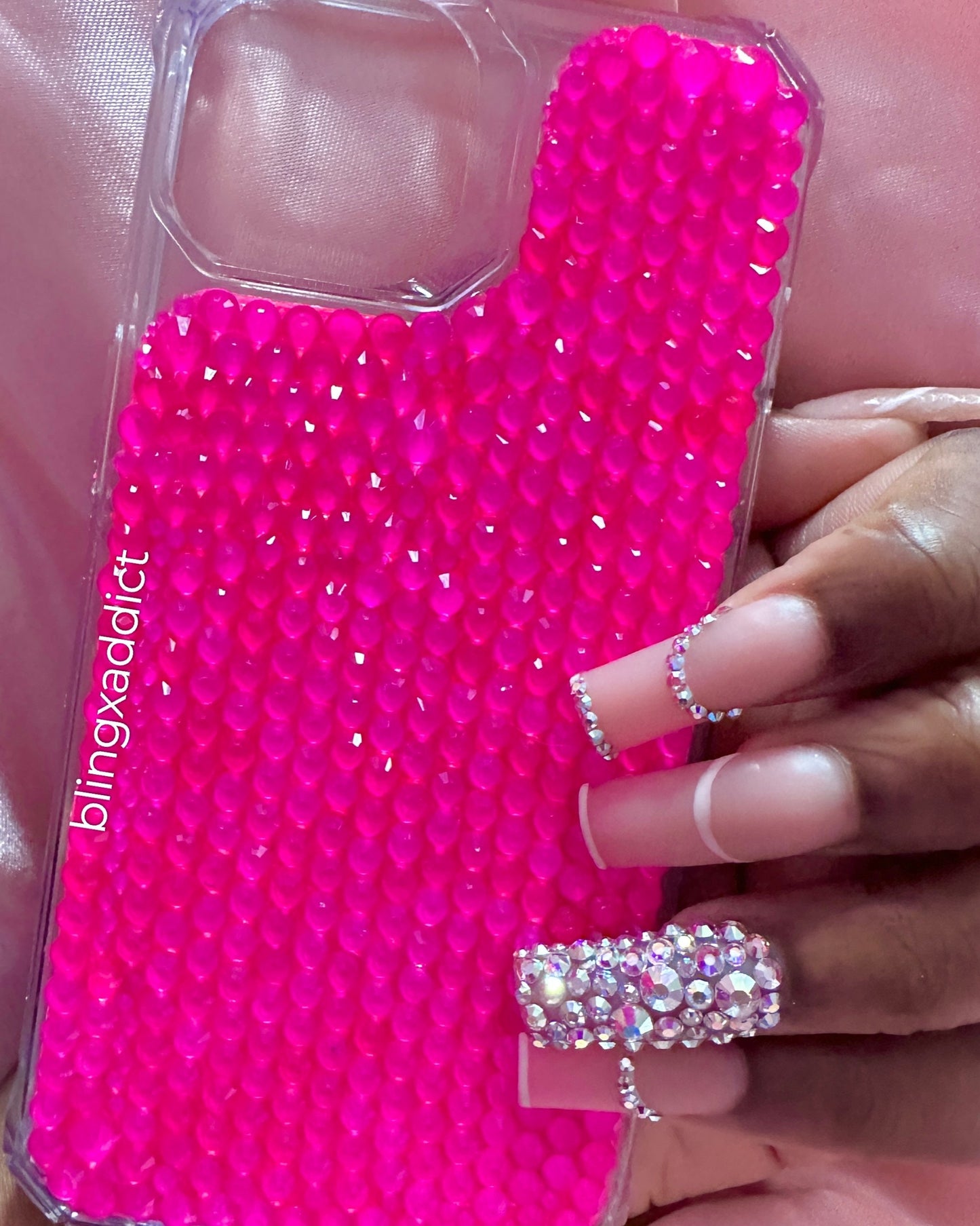 Custom Bedazzled Crystal Bling Phone Case for iPhone, Samsung Galaxy, Google Pixel Devices