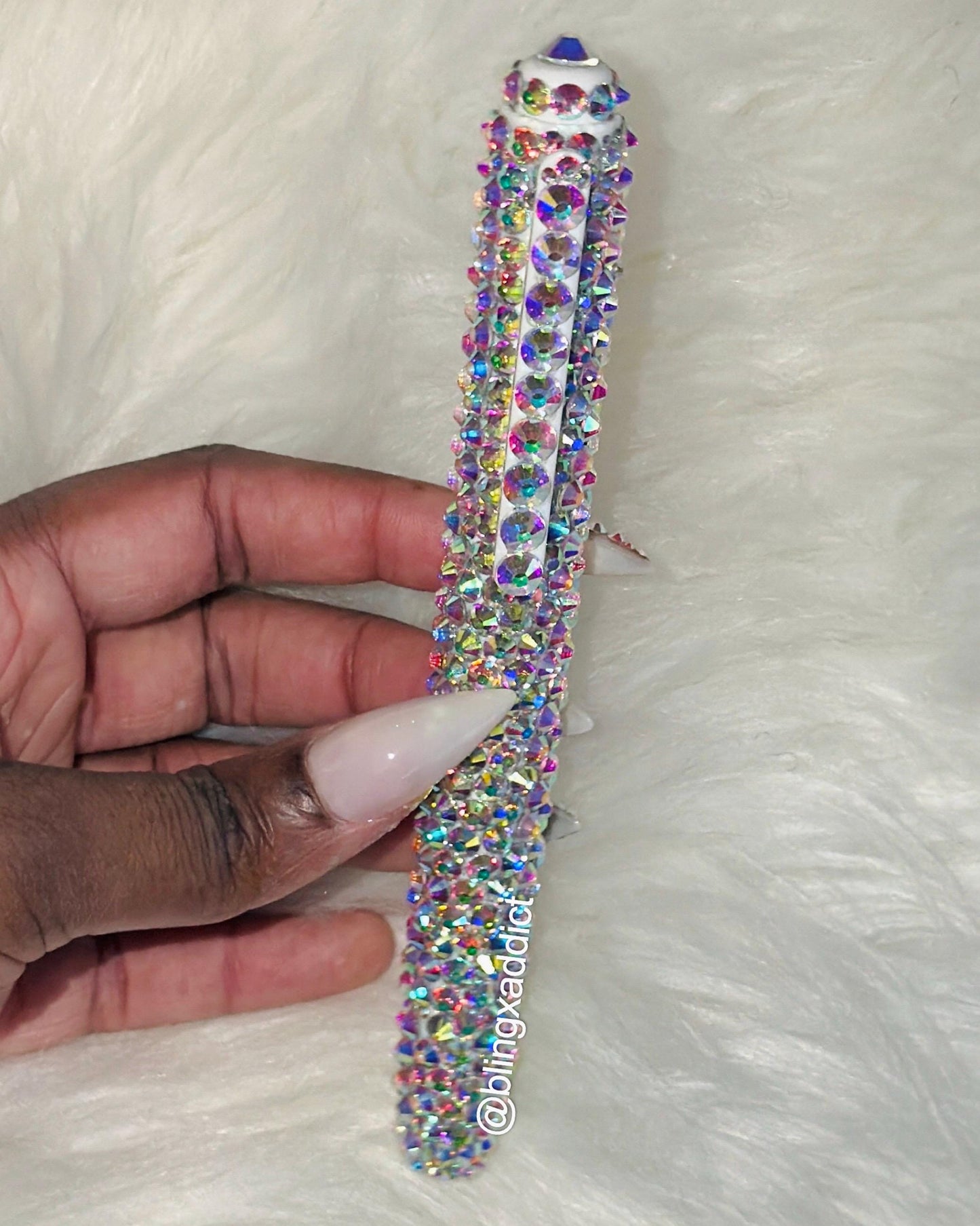 Handmade Bling Apple Pencil Case | Rhinestone Stylus Holder (1st, 2nd Gen, Pro)