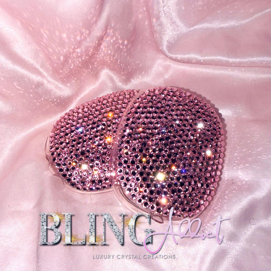 Bedazzled AirPods Max Covers | Swarovski or Glass Crystals | Custom Colors | Name Add-On | Bling Headphones - Bling Addict