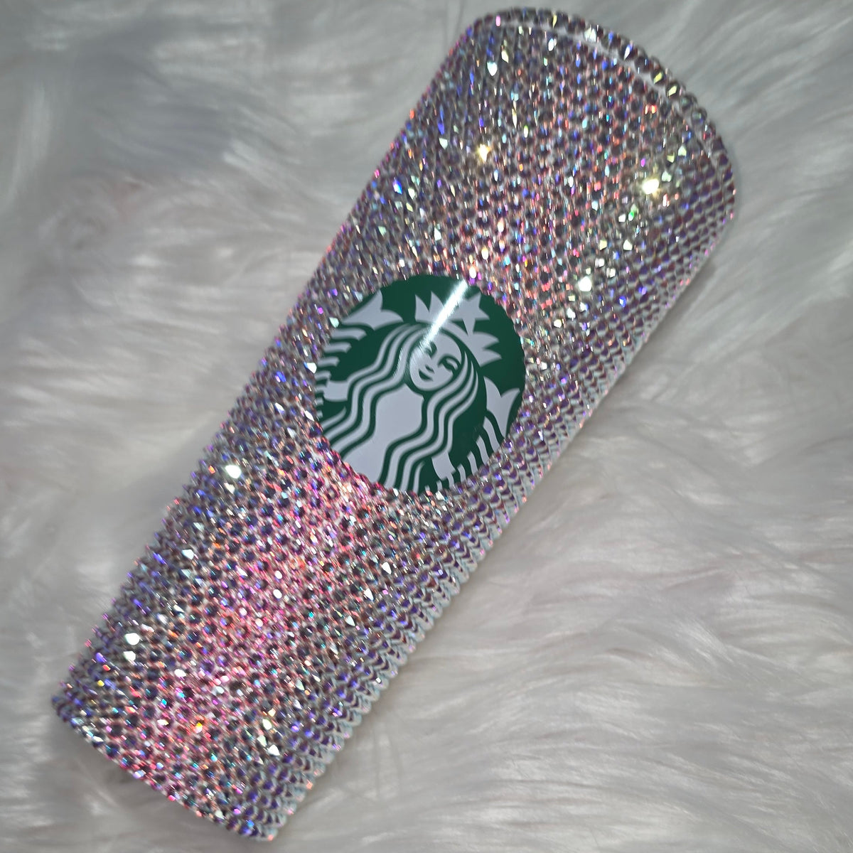 Luxury Swarovski Crystal Starbucks Tumbler | Custom Bedazzled Bling Cup