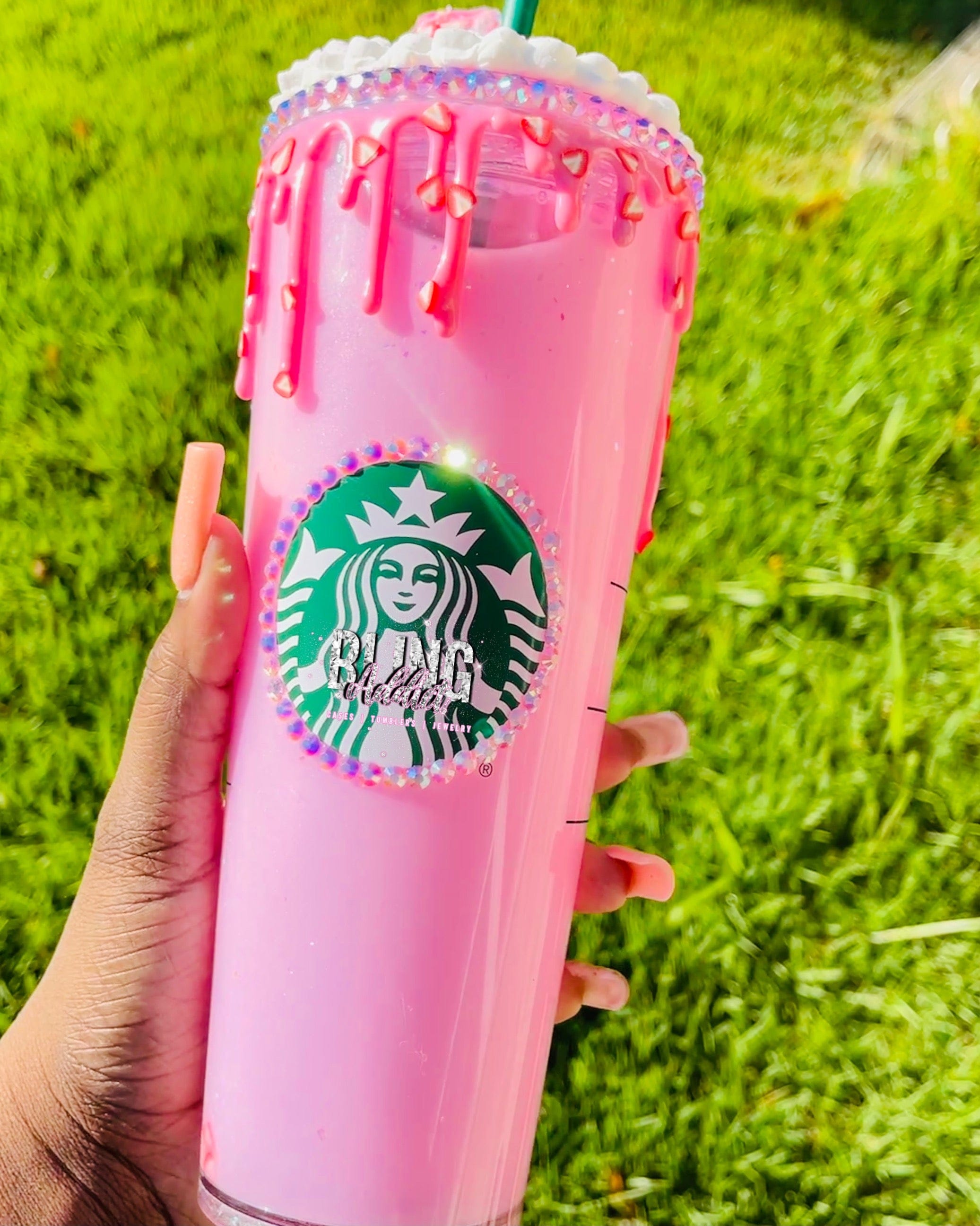 Pink Drink Tumbler, the Pink Drink, Starbucks Pink Drink, Pink Drink Snow  Globe Tumbler, Pink Drink Cup, Starbucks 