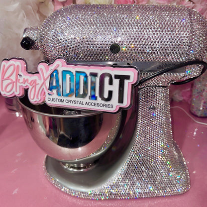 Custom KitchenAid Artisan  Swarovski Crystal 5 qt. OR 7qt Tilt-Head Bling Stand Mixer