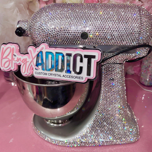 Custom KitchenAid Artisan  Swarovski Crystal 5 qt. OR 7qt Tilt-Head Bling Stand Mixer