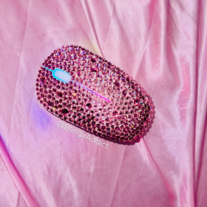 Swarovski Color Changing Wireless Mouse Portable Apple Mac Microsoft Windows