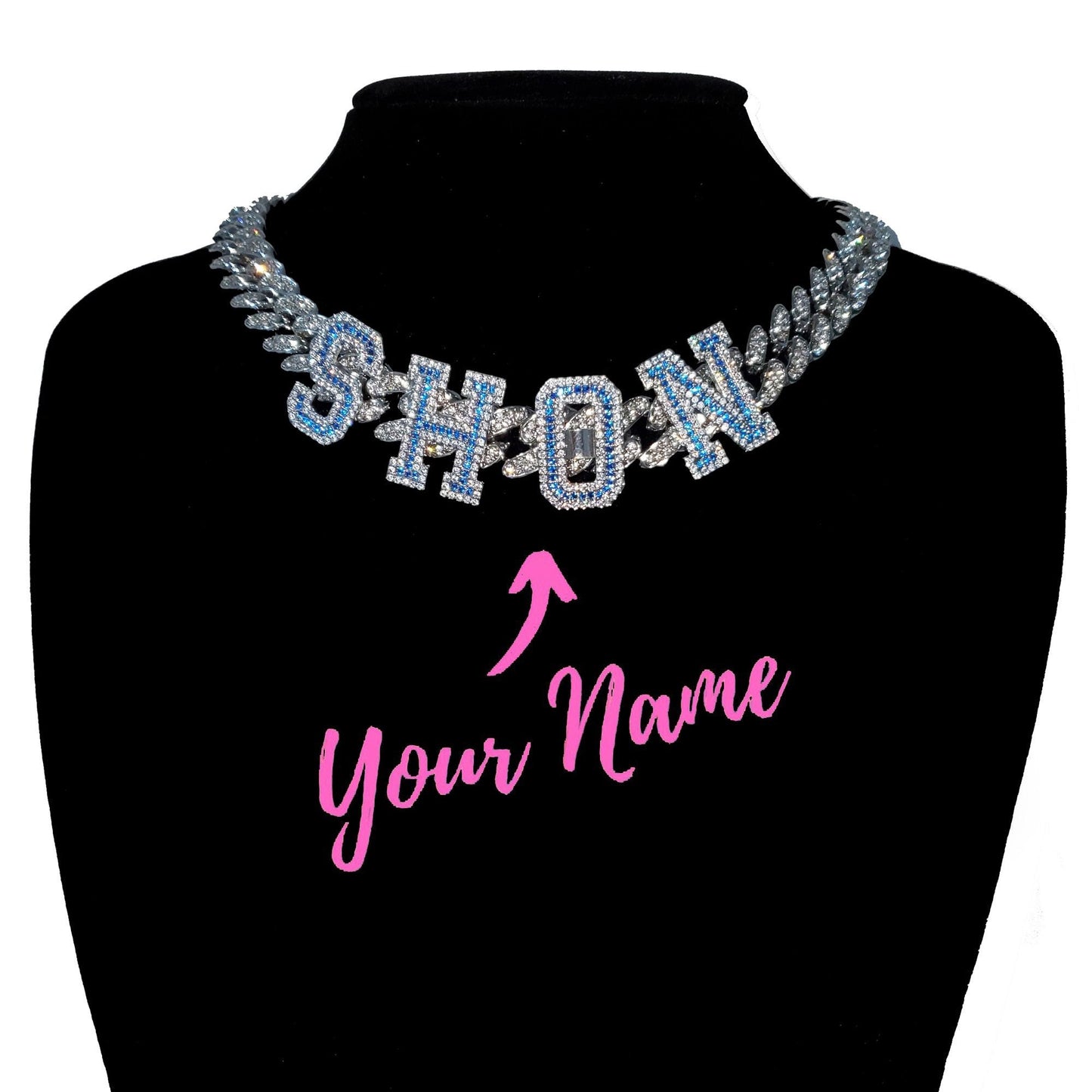 All Starz | CZ Custom Name Curb Choker