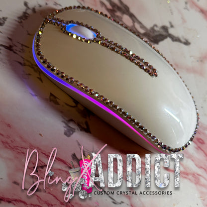 Swarovski Color Changing Wireless Mouse Portable Apple Mac Microsoft Windows