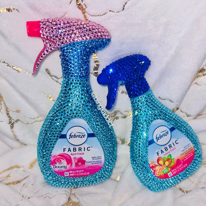 Blinged Febreze Fabric Spray: Crystal Rhinestone Glam Decor