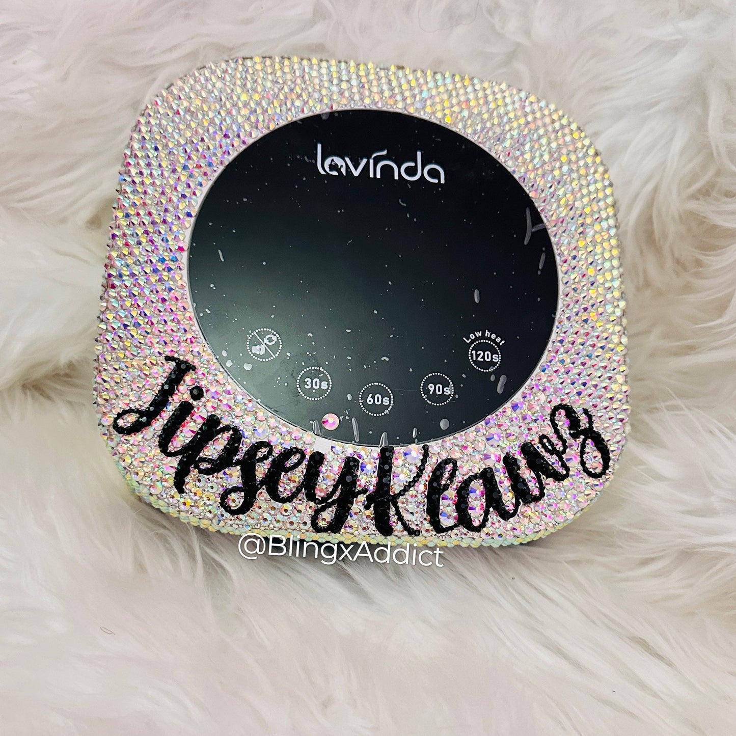Custom Crystal Wireless Square Bling Nail UV/LED Dryer Lamp