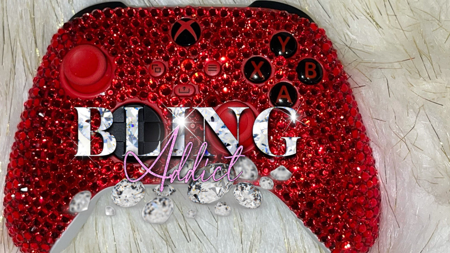 Custom Bedazzled Xbox Bling Wireless Controller