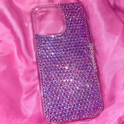 Custom Bedazzled Crystal Bling Phone Case for iPhone, Samsung Galaxy,  Google Pixel Devices
