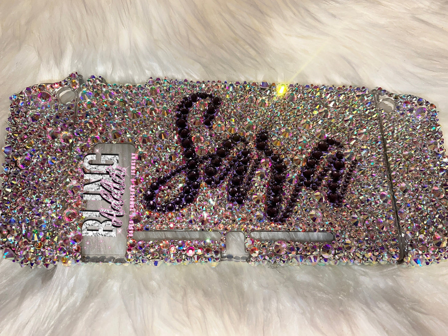 Crystal Bling Nintendo Switch Lite, Switch, and Switch 2 Case: Custom Bedazzled Protective Cover