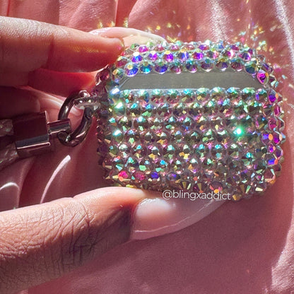 Crystal Rhinestone AirPods Case: Bedazzled Bling Cover