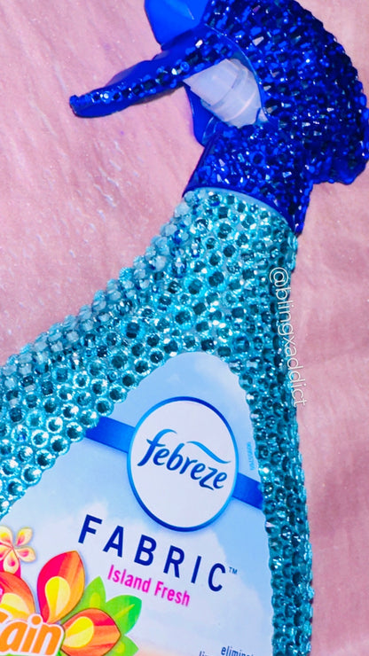 Blinged Febreze Fabric Spray: Crystal Rhinestone Glam Decor