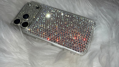 Ready to Ship | Luxe Swarovski Crystal iPhone 17 Pro Max Case – Crystal Clear AB