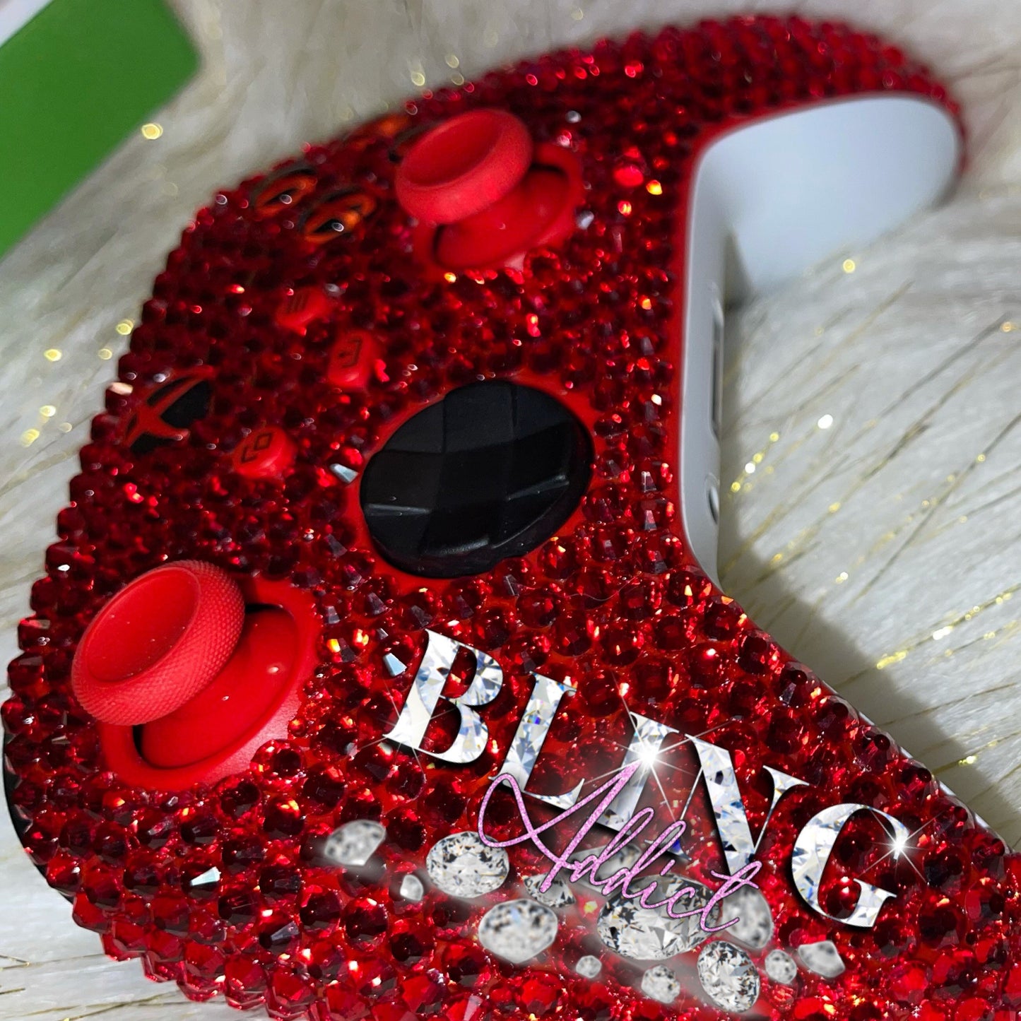 Custom Bedazzled Xbox Bling Wireless Controller