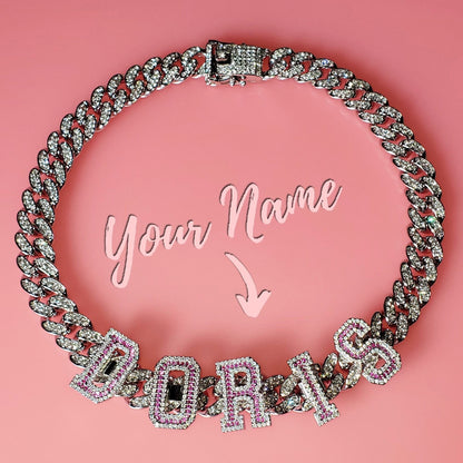 All Starz | CZ Custom Name Curb Choker