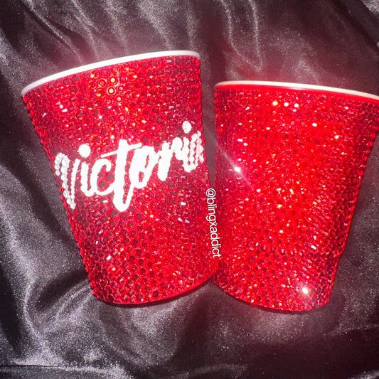 Crystal Bling Reusable Solo Cup | 16oz or 20oz - Bling Addict