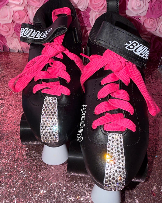 Roll. Bling. Bounce.| Indoor & Outdoor Custom Crystal Rhinestone Skates | Glass or Swarovski.
