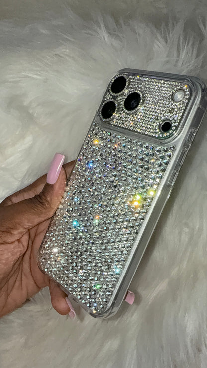 Ready to Ship | Luxe Swarovski Crystal iPhone 17 Pro Max Case – Crystal Clear