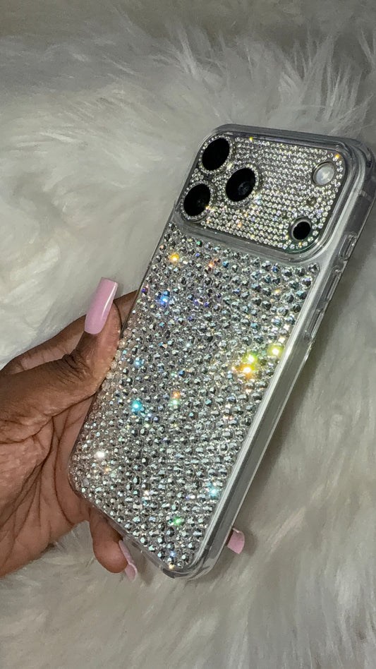 Ready to Ship | Luxe Swarovski Crystal iPhone 17 Pro Max Case – Crystal Clear