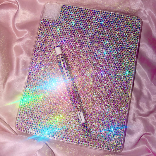 Custom Crystal Bedazzled iPad Case: Sparkly Bling Protective Cover - Bling Addict