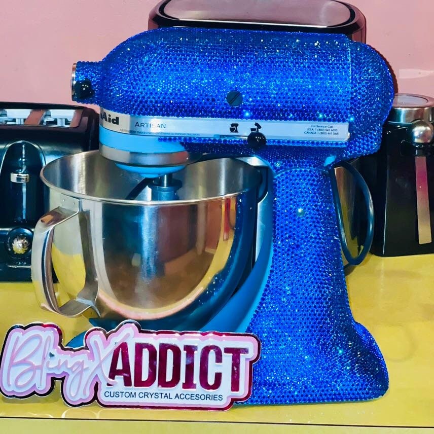 Custom KitchenAid Artisan  Swarovski Crystal 5 qt. OR 7qt Tilt-Head Bling Stand Mixer