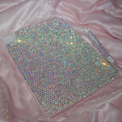 Custom Crystal Bedazzled iPad Case: Sparkly Bling Protective Cover