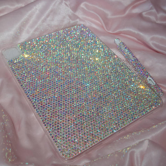 Custom Crystal Bedazzled iPad Case: Sparkly Bling Protective Cover