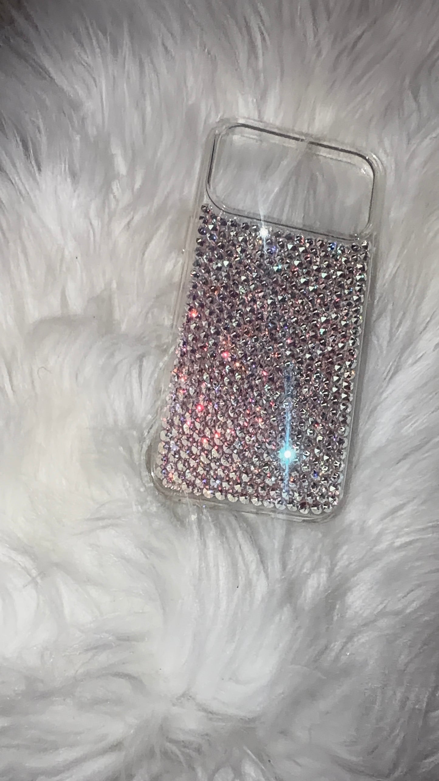 Ready to Ship | Luxe Swarovski Crystal iPhone 17 Pro Max Case – Crystal Clear AB