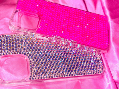 Custom Bedazzled Crystal Bling Phone Case for iPhone, Samsung Galaxy,  Google Pixel Devices