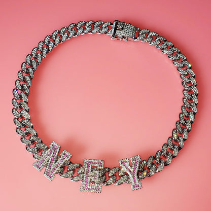 All Starz | CZ Custom Name Curb Choker