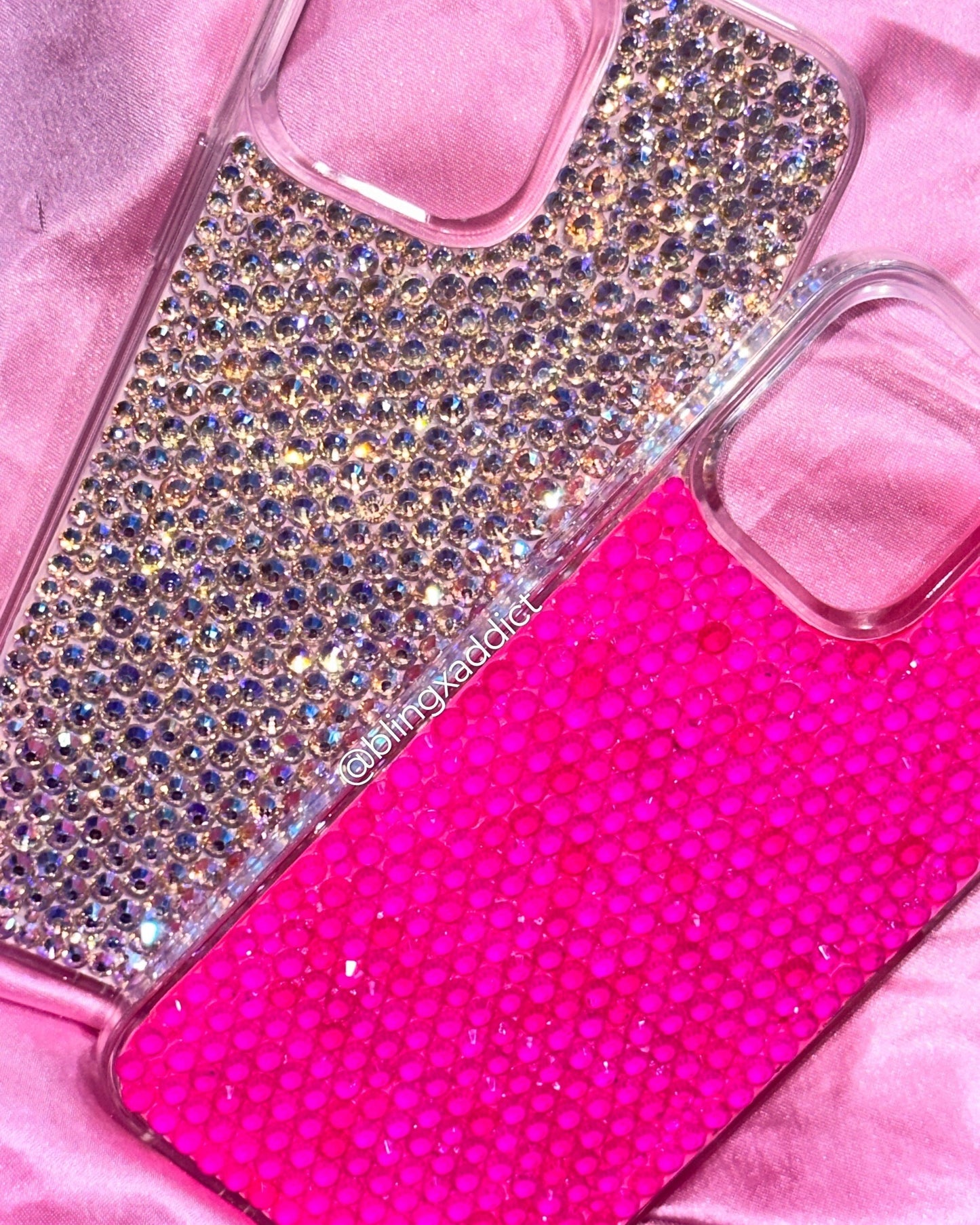 Custom Bedazzled Crystal Bling Phone Case for iPhone, Samsung Galaxy,  Google Pixel Devices