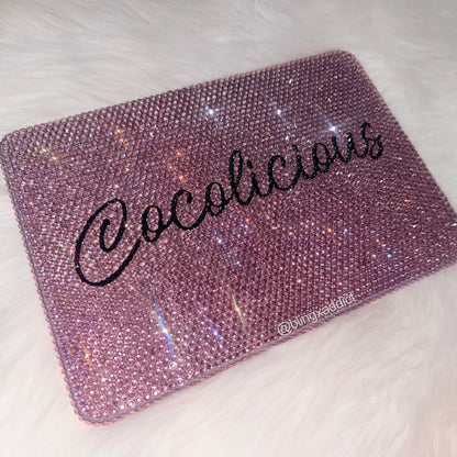 Bling MacBook Hard Case – Crystal Rhinestone Laptop Cover | Personalized Sparkle Shell for MacBook