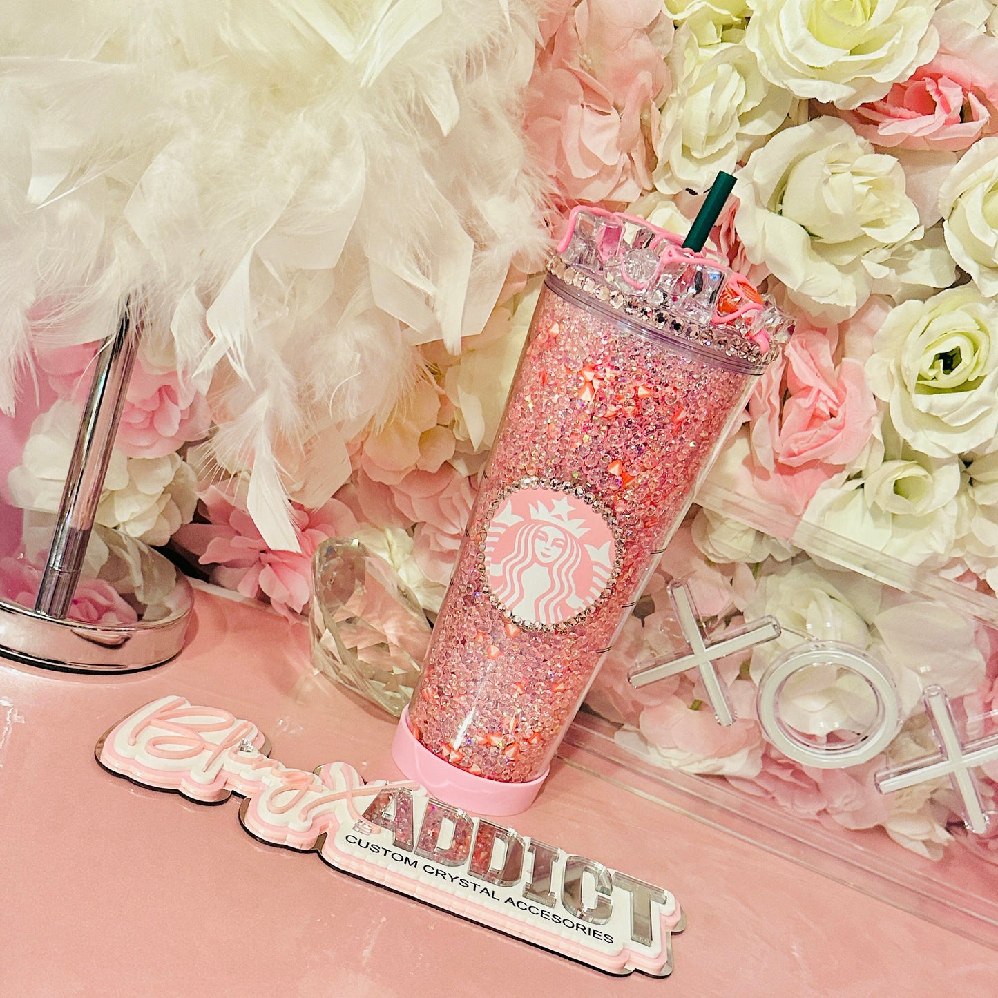 Strawberry Crush Crystal Craze Pink Starbucks Tumbler