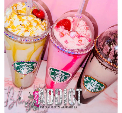 Bling My Frappe Custom Faux Drink Starbucks Tumbler Cup