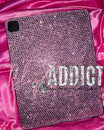 Custom Crystal Bedazzled iPad Case: Sparkly Bling Protective Cover