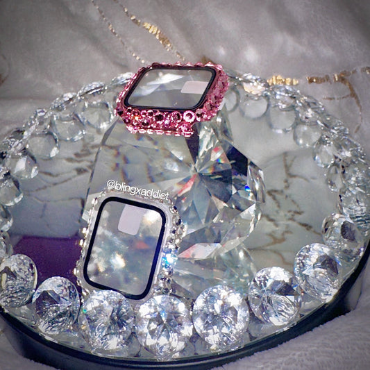 Timeless Sparkle | Custom Swarovski Crystal Apple Watch Case - Bling Addict