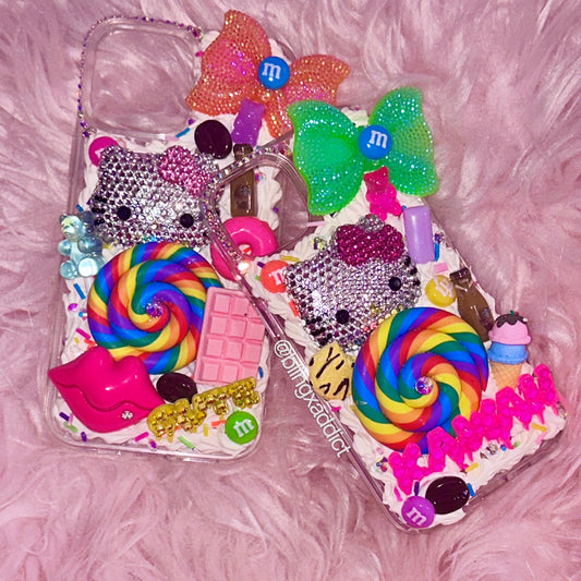 Sugar Crush Deco Whipped Cream Bling Phone Case