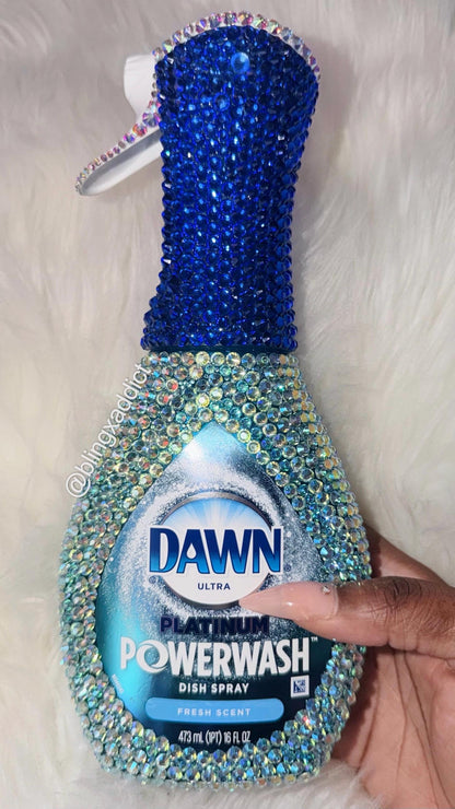 Rhinestone Crystal Bling Dawn Powerwash Soap | Dish Detergent Spray | Kitchen Decor | Luxury Cleaning Spray