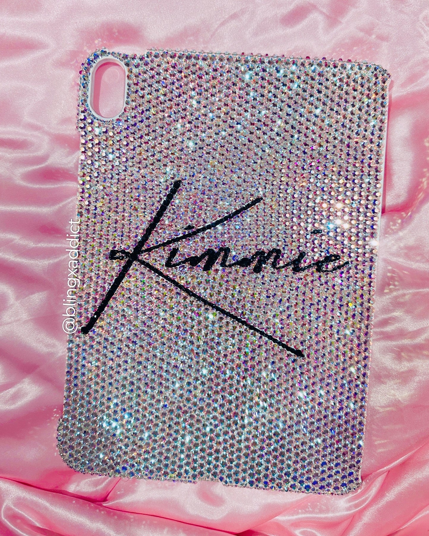 Custom SWAROVSKI Crystal Bling iPad Protective Case for Gifts, Birthdays, Anniversaries, Office