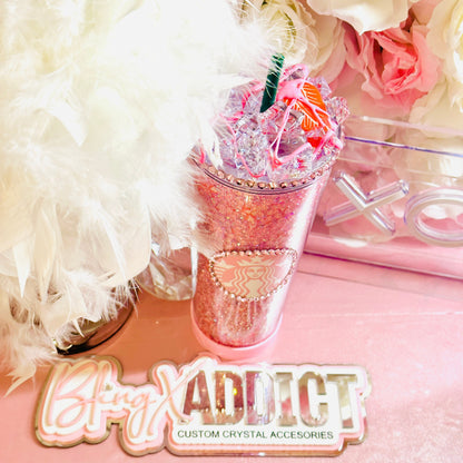 Strawberry Crush Crystal Craze Pink Starbucks Tumbler