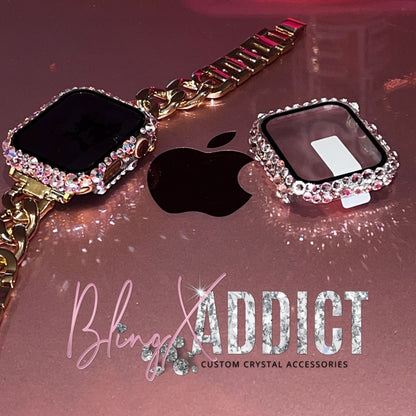 Custom Crystal Swarovski Apple Watch Cases
