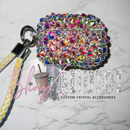 Crystal Rhinestone AirPods Case: Bedazzled Bling Cover