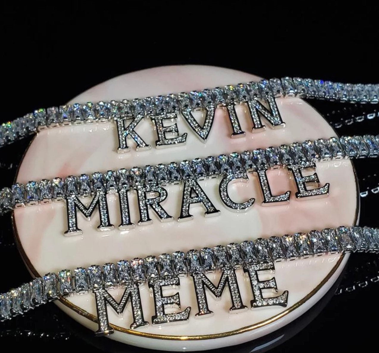 Diamond Bae - Custom English Necklace